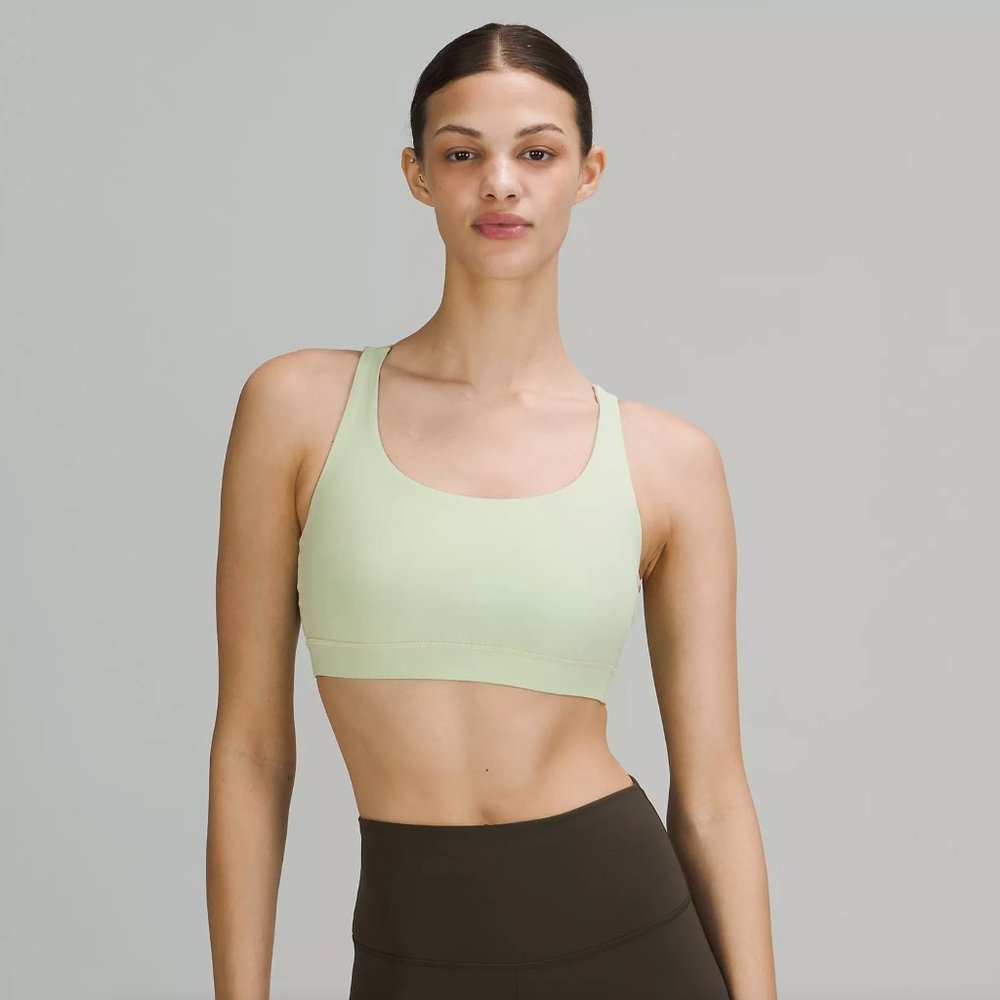 NWT lululemon athletica Energy Bra size 10 arctic ice